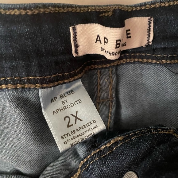 Super high waisted dark blue skinny jeans - Picture 3 of 3